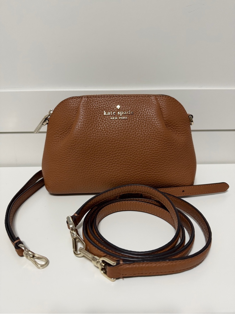 kate spade Dumpling Pebbled Leather Convertible Crossbody Bag